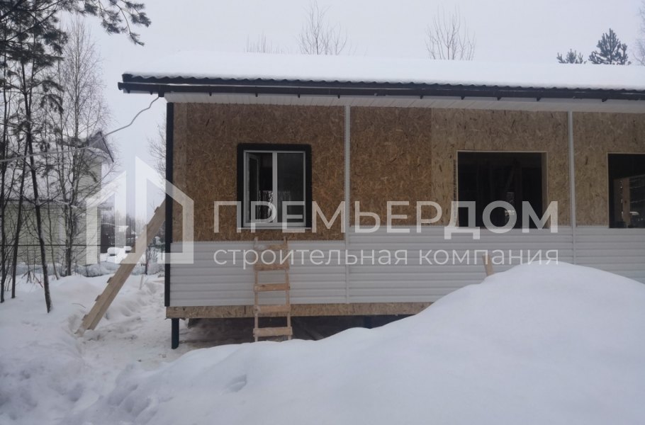 Фото со стройплощадок - Дом по проекту К-92