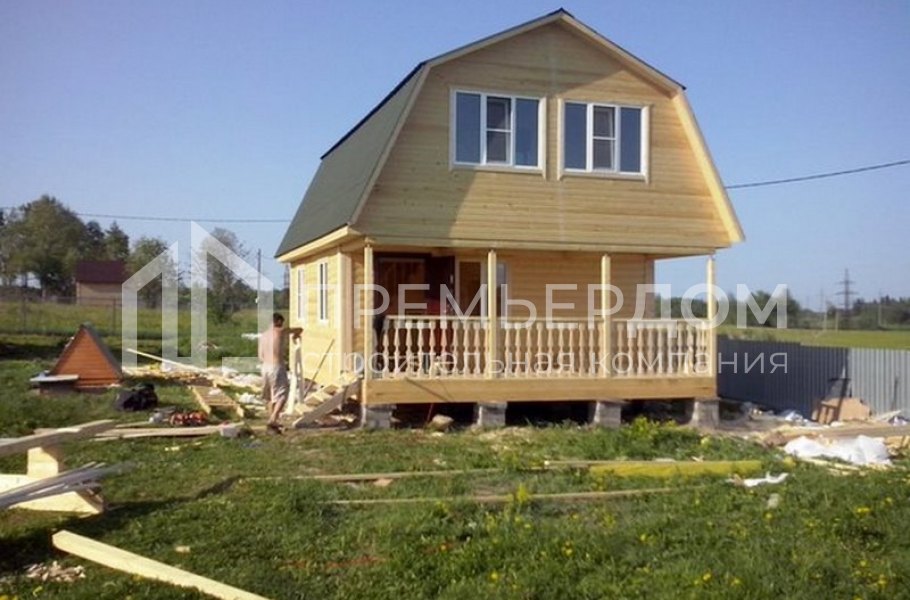 Фото со стройплощадок - Баня по проекту Б-14