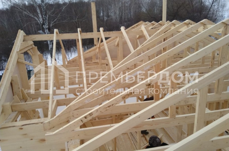 Фото со стройплощадок - Дом по проекту К-125