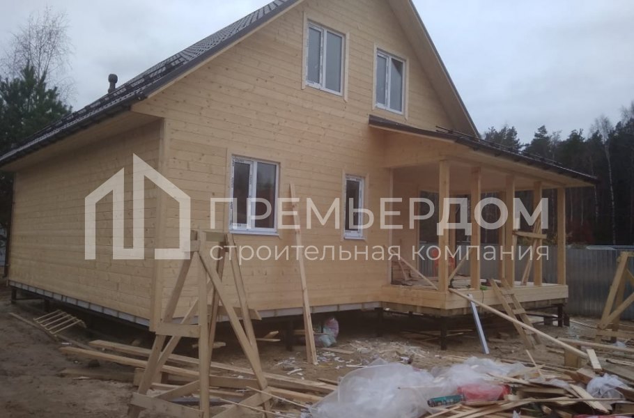 Фото со стройплощадок - Дом по проекту К-76