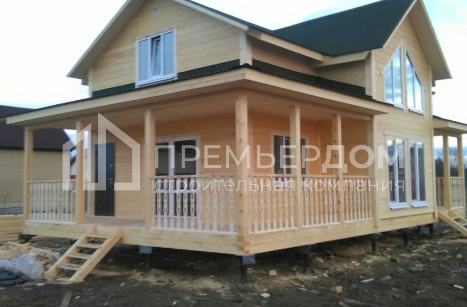 Фото со стройплощадок - Дом по проекту К-22