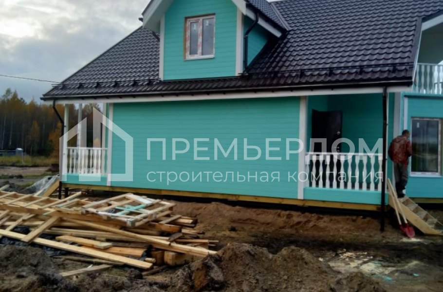 Фото со стройплощадок - Дом по проекту К-51 и баня