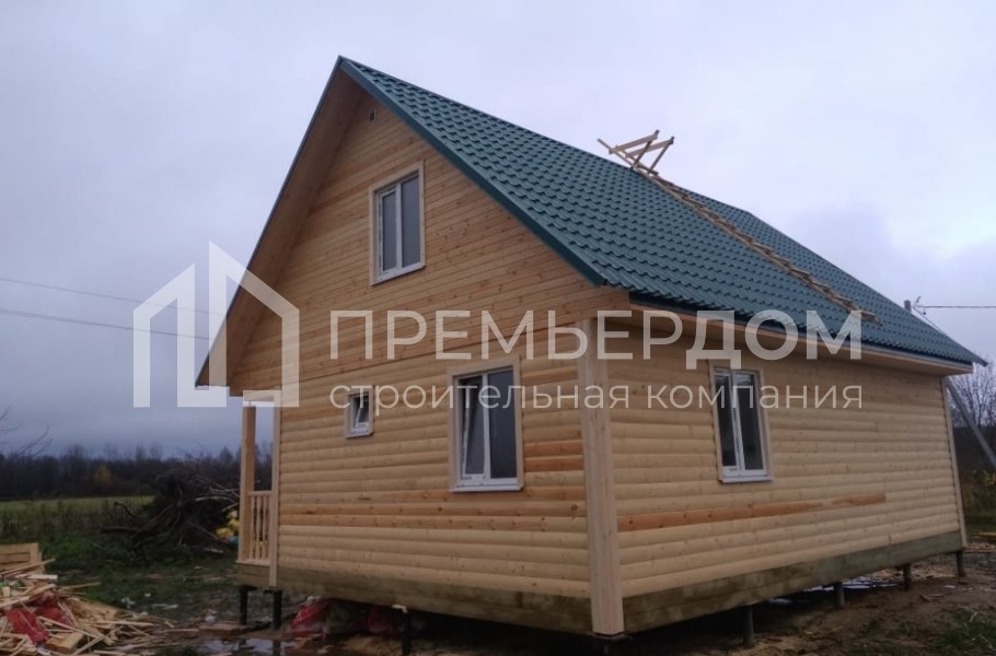 Фото со стройплощадок - Дом по проекту Д-111