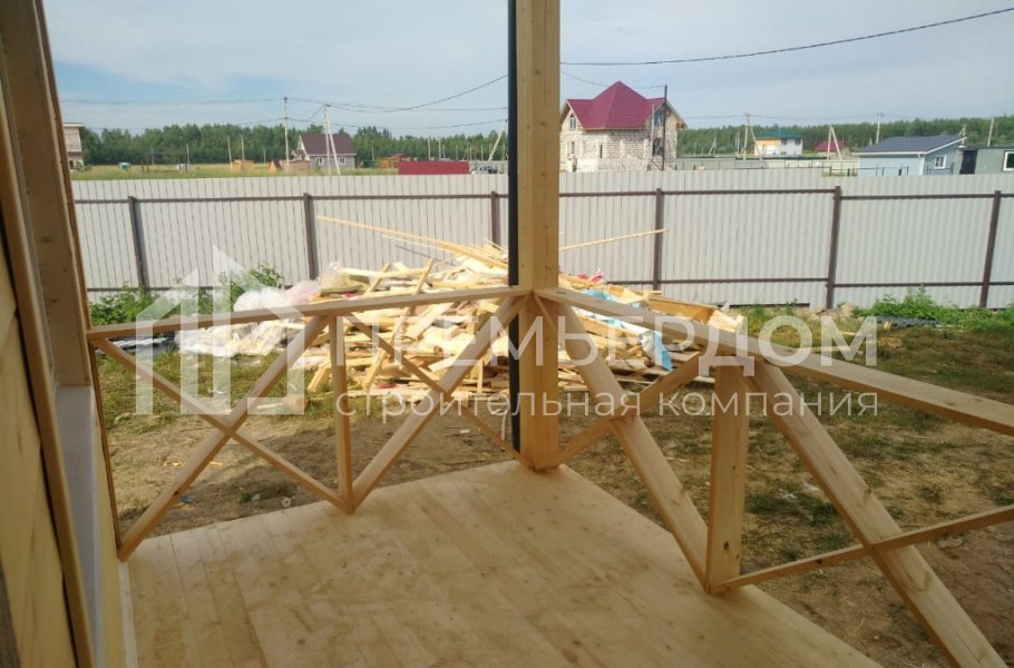 Фото со стройплощадок - Дом по проекту К-5