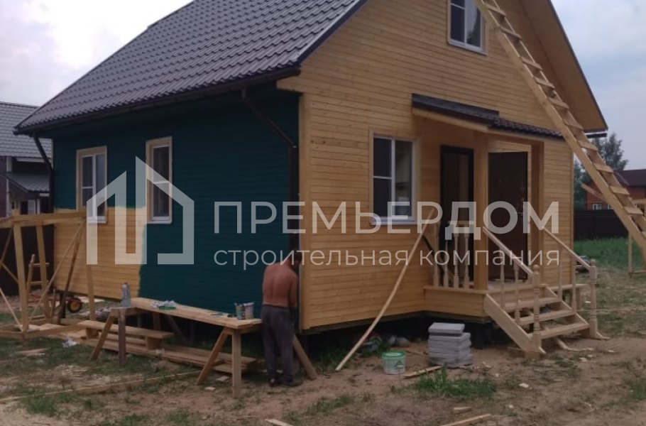 Фото со стройплощадок - Дом по проекту К-12