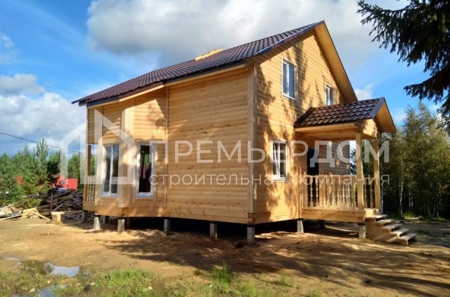 Фото со стройплощадок - Дом по проекту Д-126