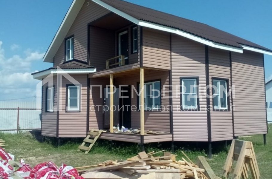 Фото со стройплощадок - Дом по проекту К-126