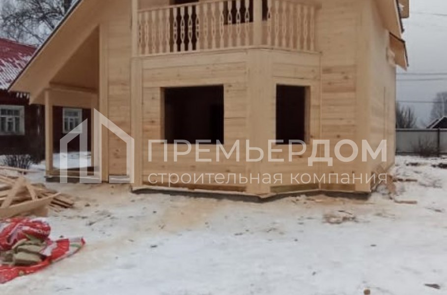 Фото со стройплощадок - Дом по проекту Д-51