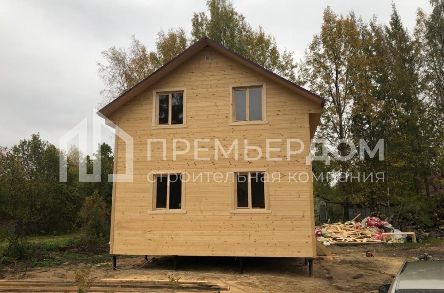 Фото со стройплощадок - Каркасный дом 6х8 м