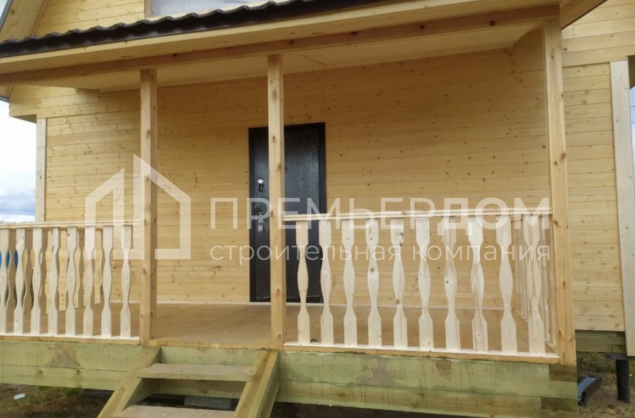 Фото со стройплощадок - Каркасный дом 7х9 м.