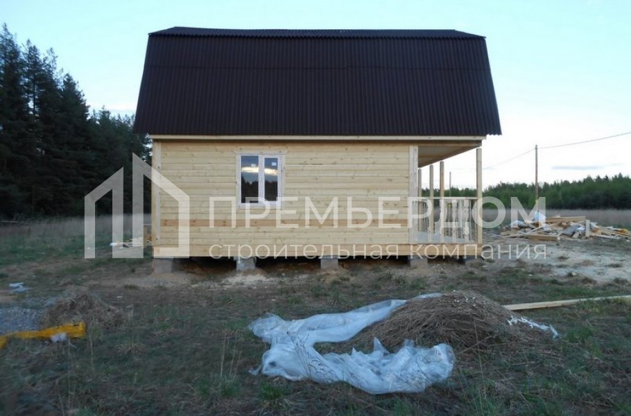 Фото со стройплощадок - Баня по проекту Б-14