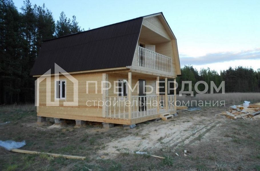 Фото со стройплощадок - Баня по проекту Б-14