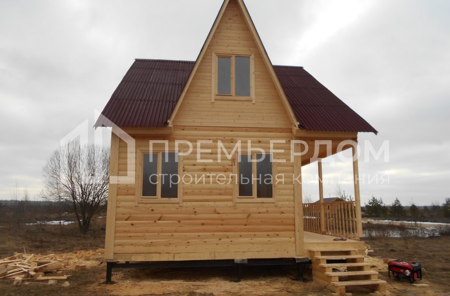 Фото со стройплощадок - Дом Д-31 и баня Б-2