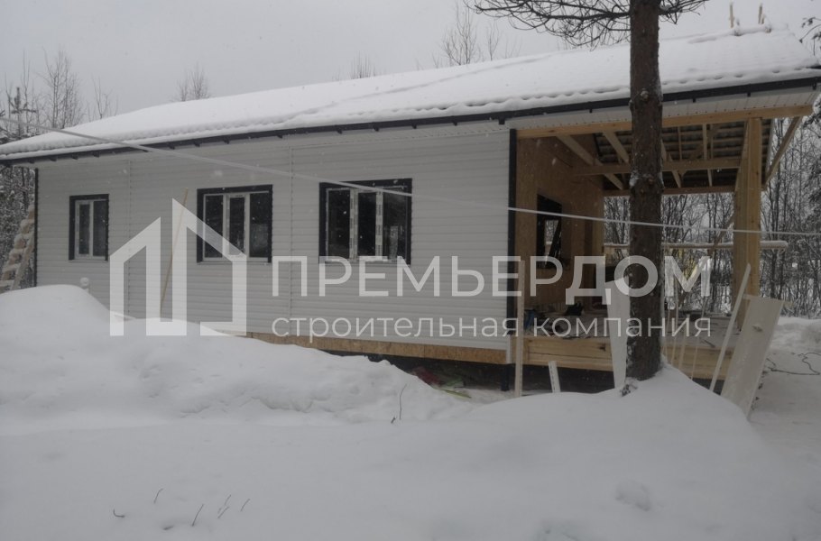 Фото со стройплощадок - Дом по проекту К-92