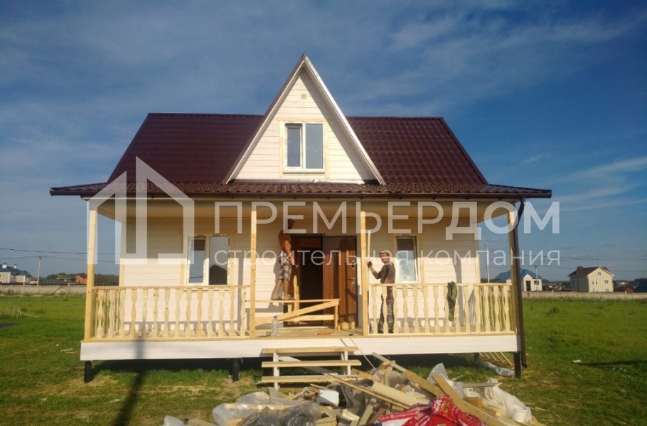 Фото со стройплощадок - Дом по проекту К-110