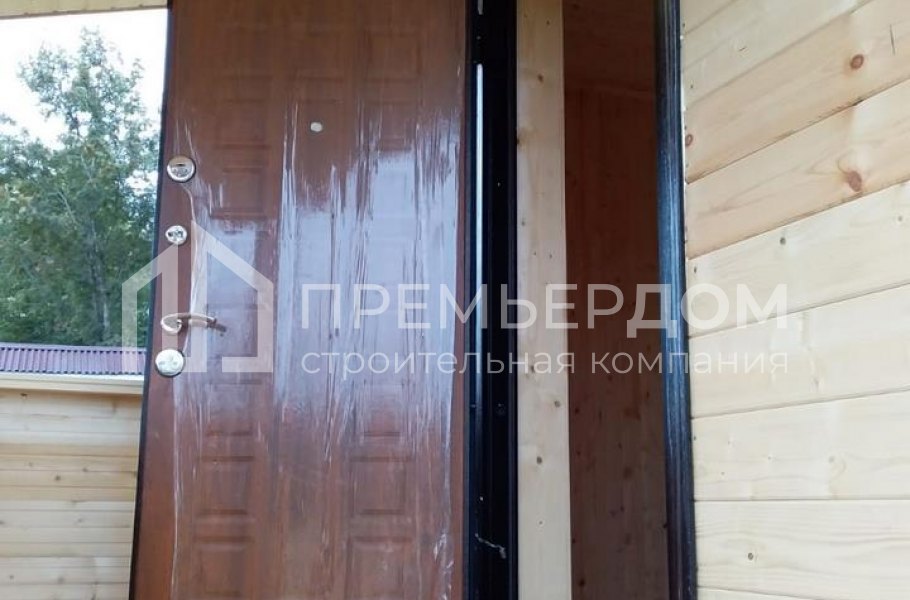 Фото со стройплощадок - Каркасный дом 8х8 м.