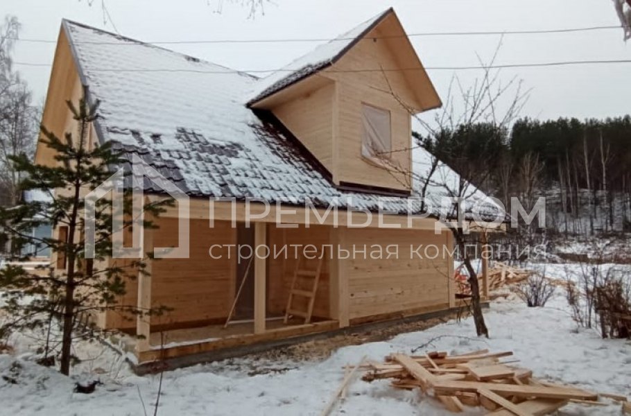 Фото со стройплощадок - Дом по проекту Д-51