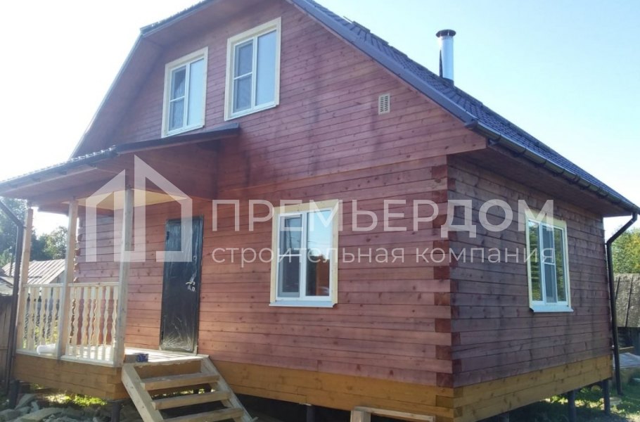 Фото со стройплощадок - Дом по проекту Д-57