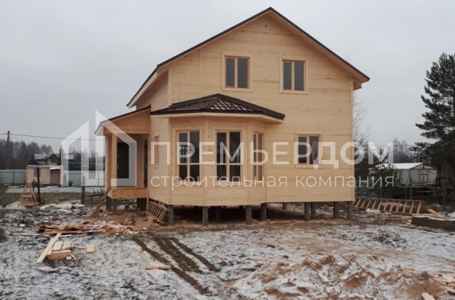 Фото со стройплощадок - Дом по проекту К-60