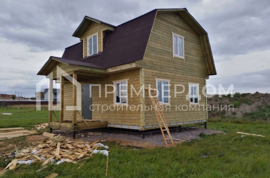 Фото со стройплощадок - Дом по проекту К-46