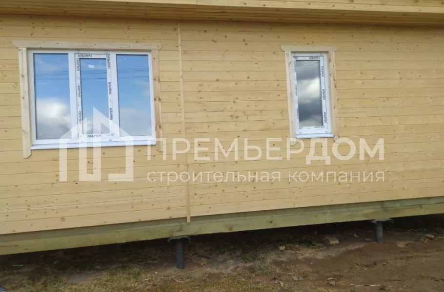 Фото со стройплощадок - Каркасный дом 7х9 м.