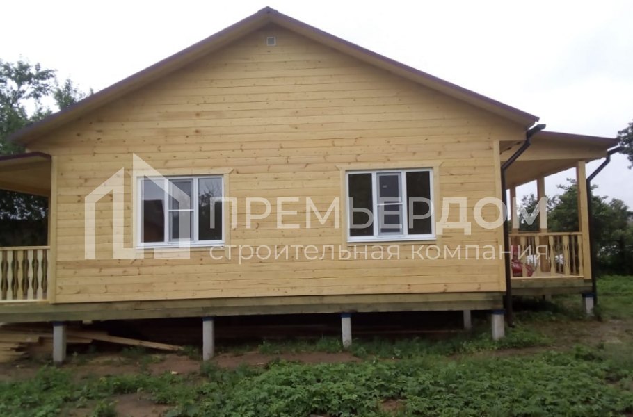 Фото со стройплощадок - Каркасный дом 9x10 м.