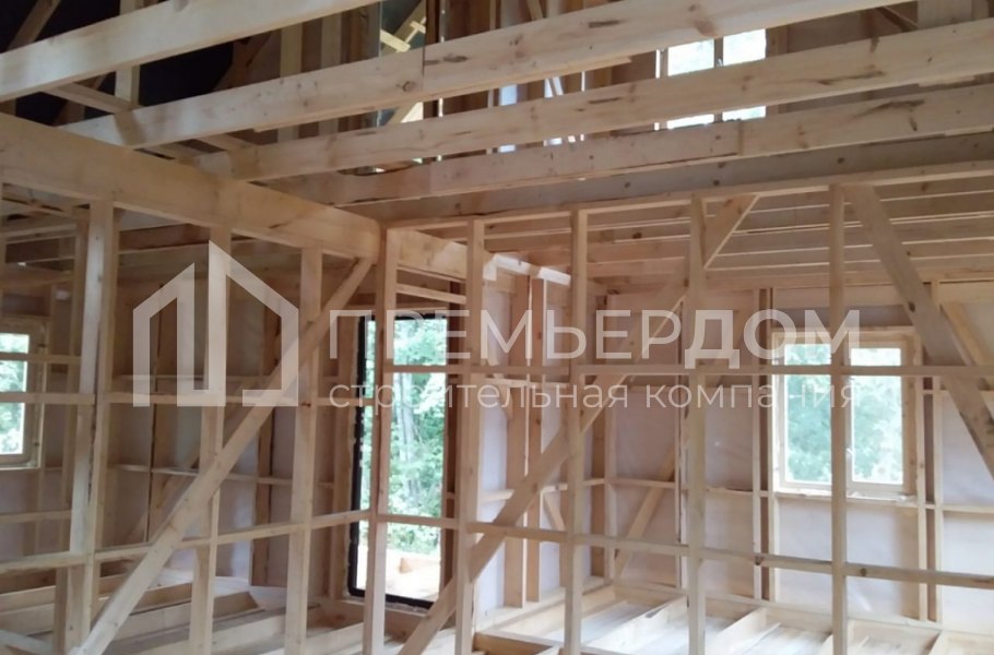 Фото со стройплощадок - Дом по проекту К-62