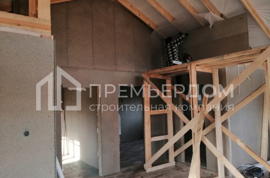 Фото со стройплощадок - Дом по проекту К-25