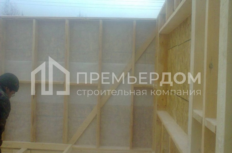 Фото со стройплощадок - Дом по проекту К-3