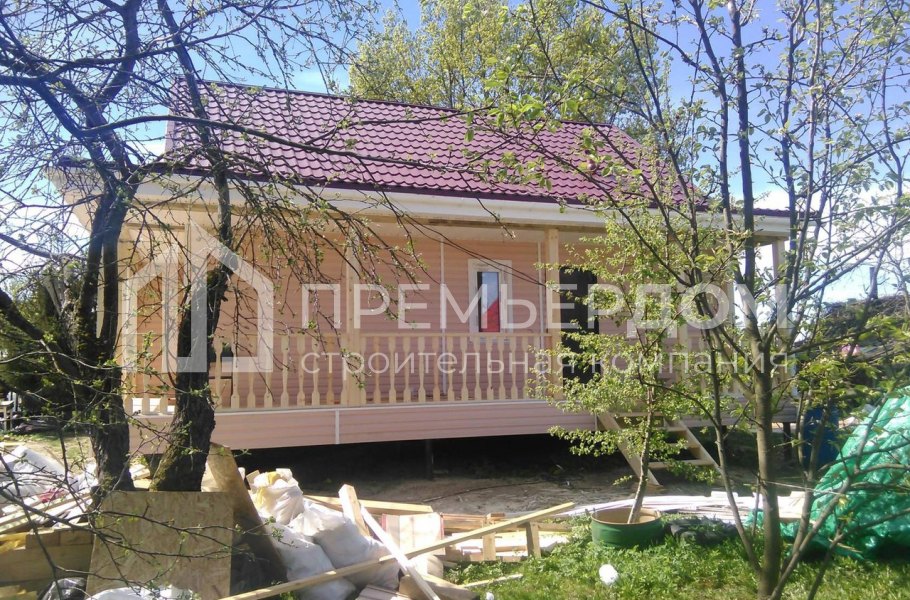 Фото со стройплощадок - Каркасный дом 9.5х10