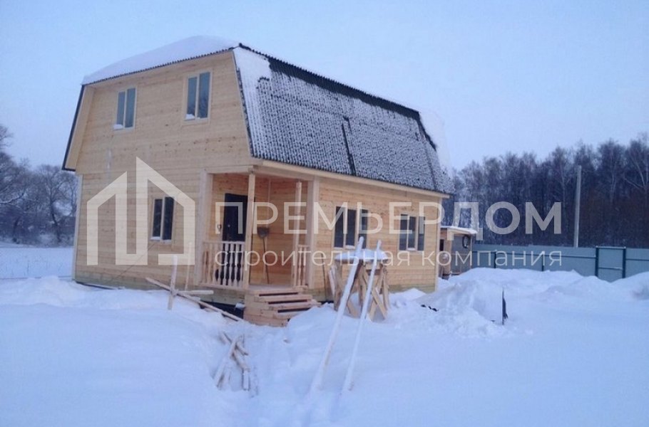 Фото со стройплощадок - Дом по проекту Д-36