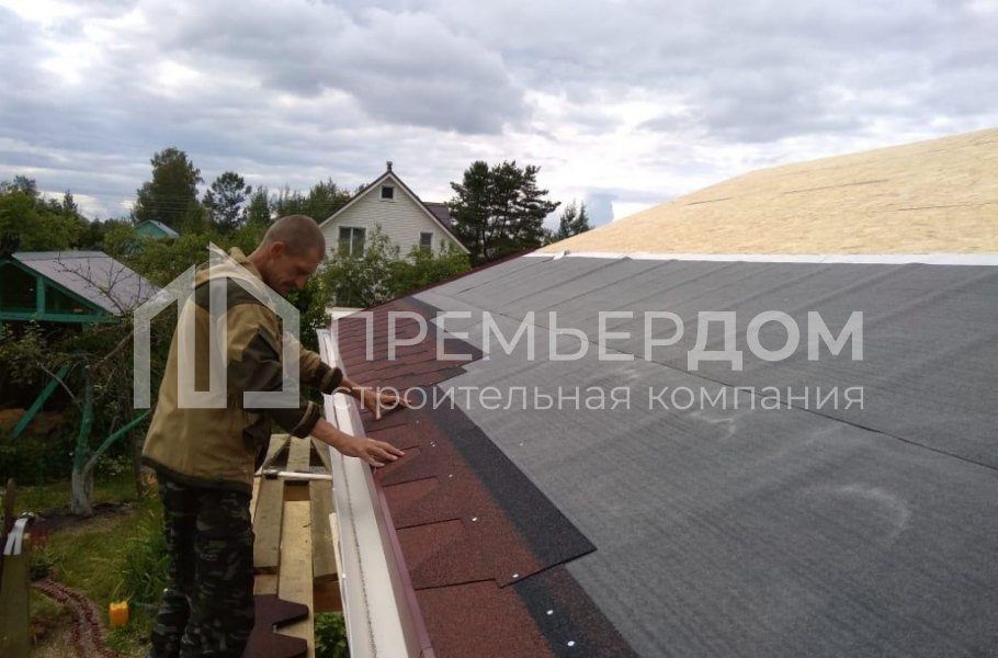 Фото со стройплощадок - Дом из бруса 7х7 м.