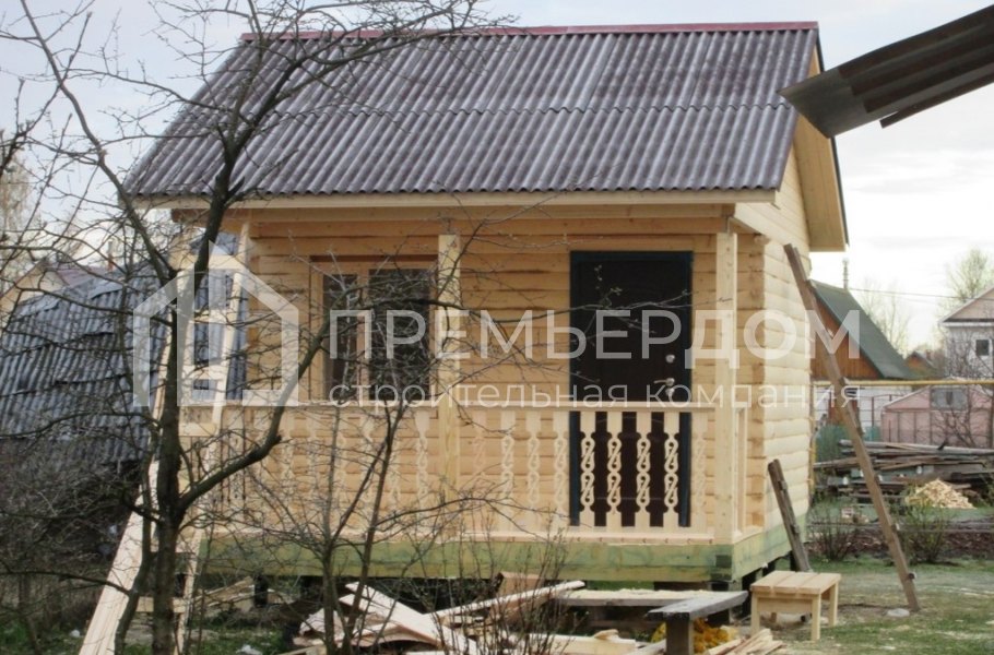 Фото со стройплощадок - Баня по проекту Б-2