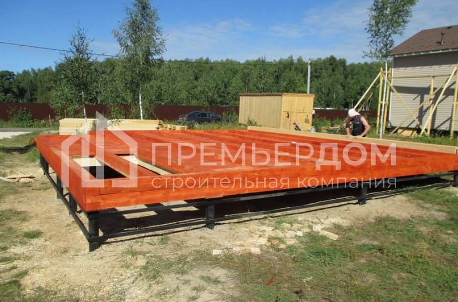 Фото со стройплощадок - Дом по проекту Д-9