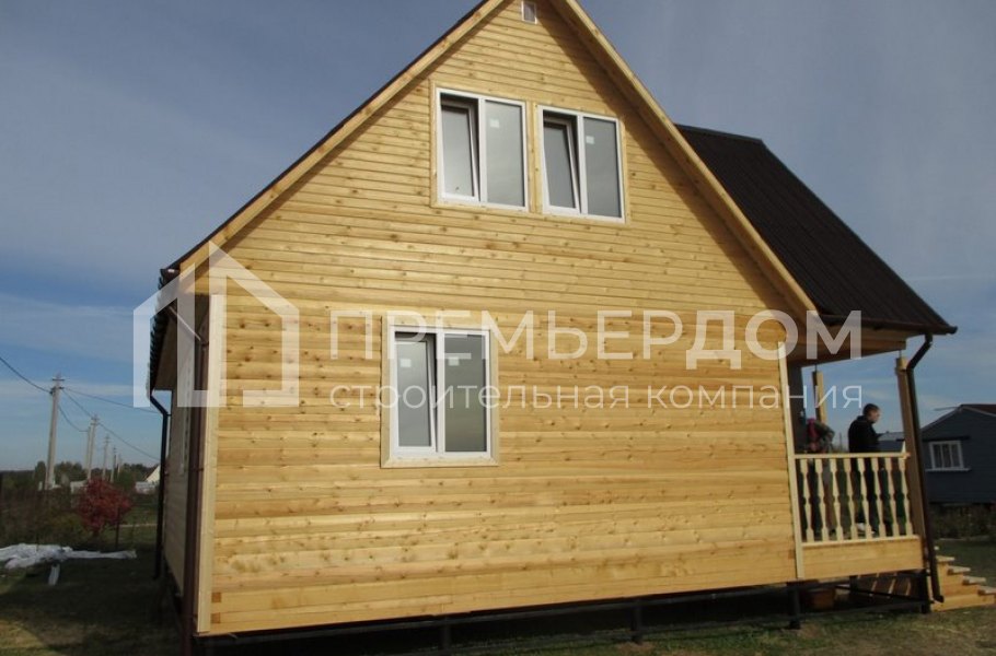 Фото со стройплощадок - Дом по проекту Д-9