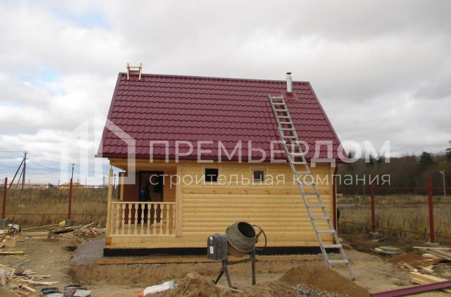 Фото со стройплощадок - Баня по проекту Б-16