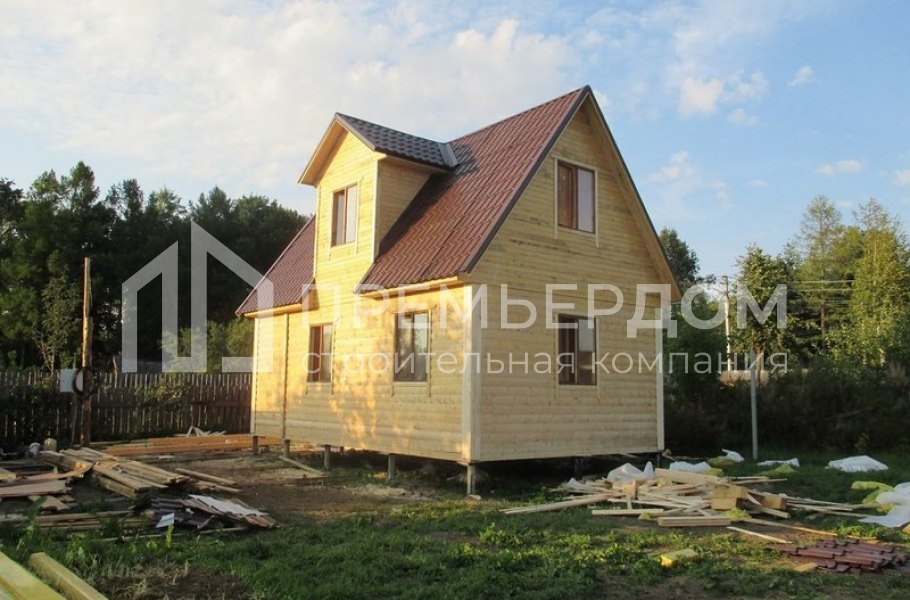 Фото со стройплощадок - Дом по проекту Д-1