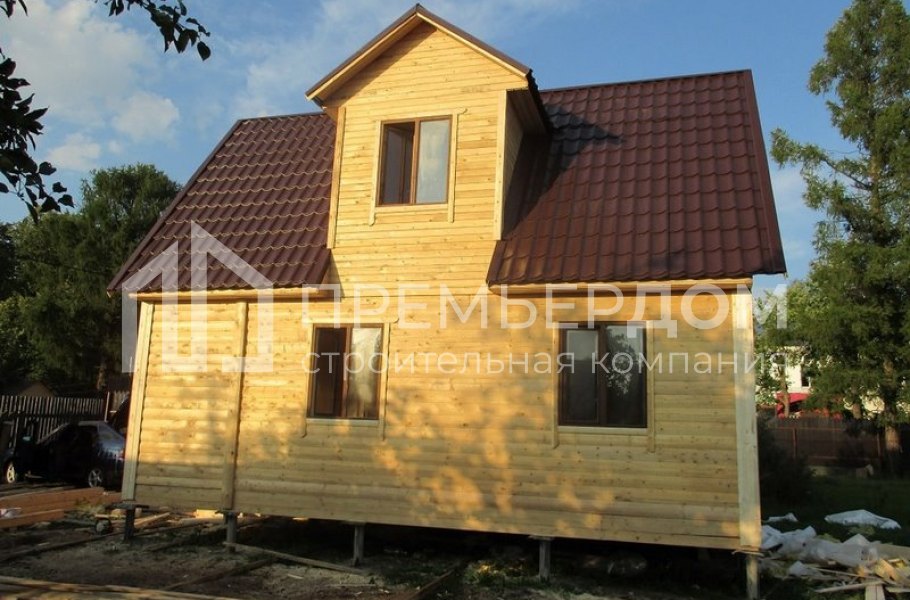 Фото со стройплощадок - Дом по проекту Д-1