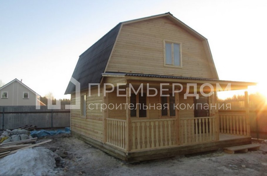 Фото со стройплощадок - Баня по проекту Б-9