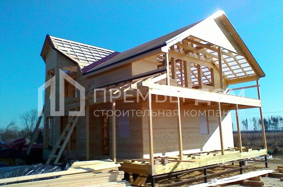 Фото со стройплощадок - Дом по проекту К-127