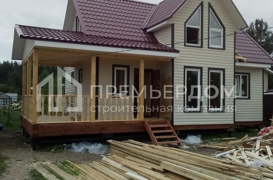 Фото со стройплощадок - Дом по проекту К-19