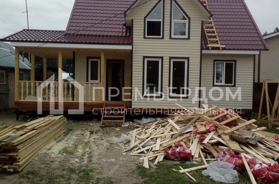 Фото со стройплощадок - Дом по проекту К-19