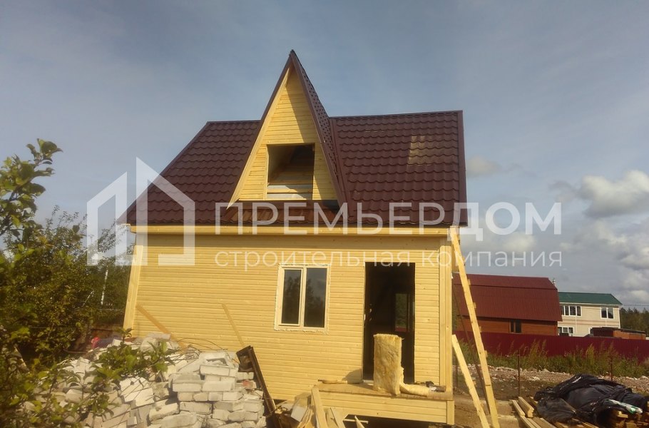 Фото со стройплощадок - Дом по проекту К-43