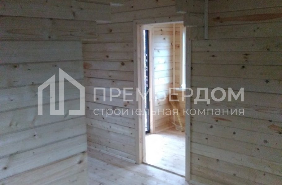 Фото со стройплощадок - Дом из бруса 6х8 м.