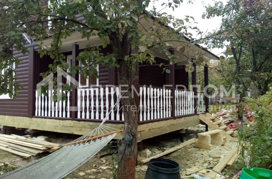 Фото со стройплощадок - Дом по проекту Д-50