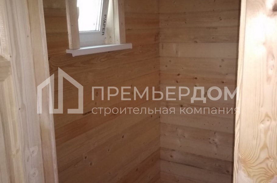 Фото со стройплощадок - Дом из бруса 8х10 м.