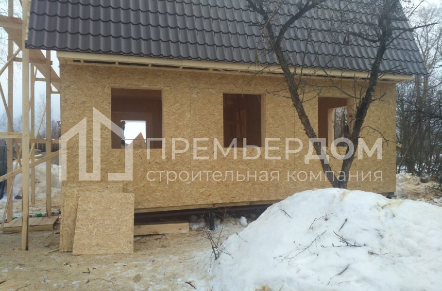 Фото со стройплощадок - Дом по проекту К-98