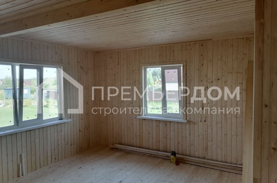 Фото со стройплощадок - Каркасный дом 8х11 м.