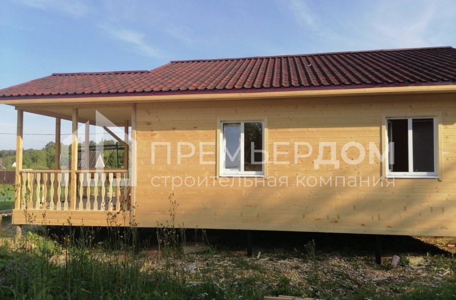 Фото со стройплощадок - Каркасный дом 8х11 м.