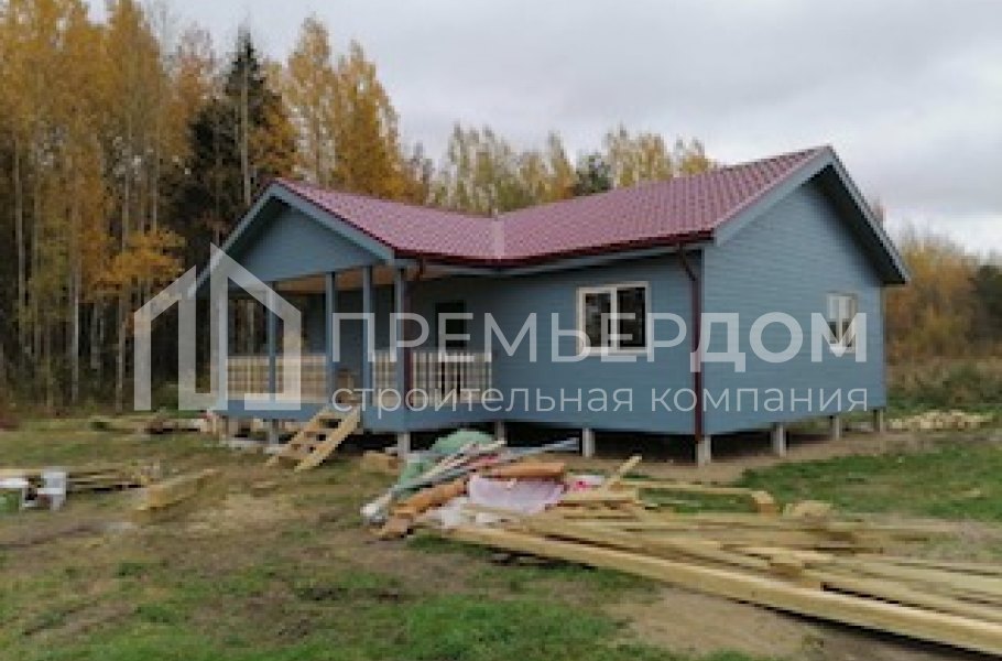 Фото со стройплощадок - Каркасный дом 10.5х11.5 м.